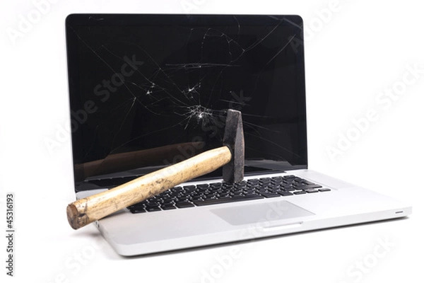 Obraz Broken Laptop