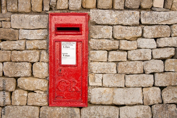 Obraz traditional georgian postbox