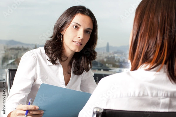 Obraz Beratungsgespräch bei Versicherung