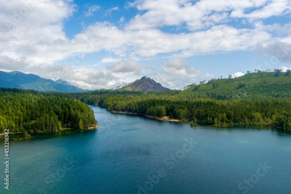 Fototapeta lake and mountains