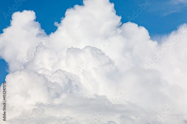 Obraz White-white clouds in the sky