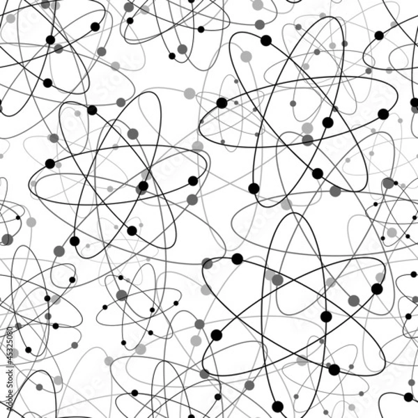 Obraz Seamless nuclear pattern