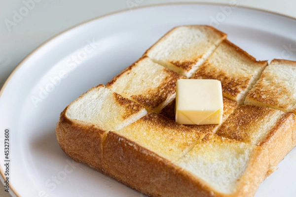 Fototapeta 厚切りトースト　バタートースト