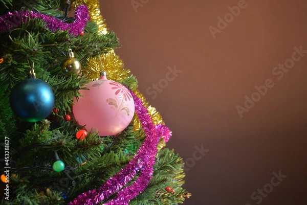 Fototapeta Christmas background. With place