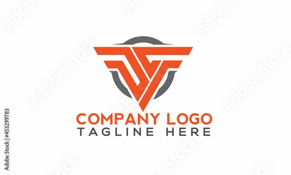 Fototapeta Initial Logo Design