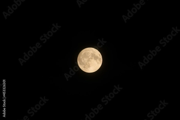 Obraz 満月のクローズアップ
