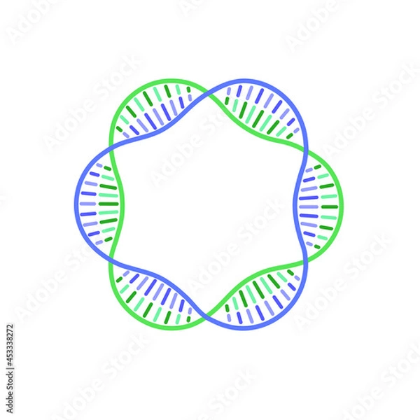 Obraz The structure of abstract DNA, DNA molecule, Chromosomes ideas, dna print, Art Print, dna helix molecule, poster