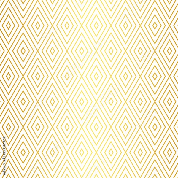 Fototapeta Abstract Vector Golden Line Art Pattern Background Design.