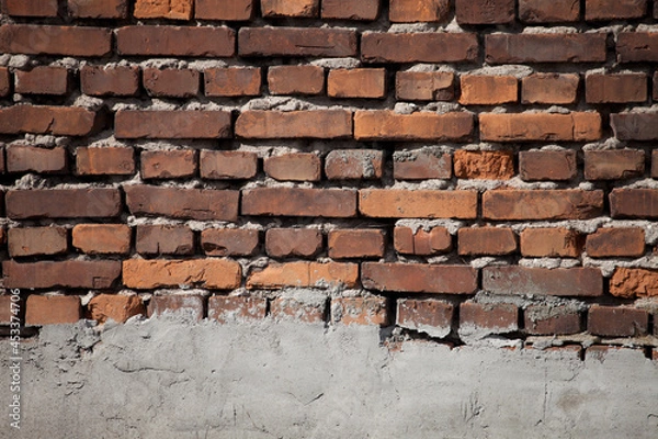 Obraz Beautiful old grounge brick wall texture or background