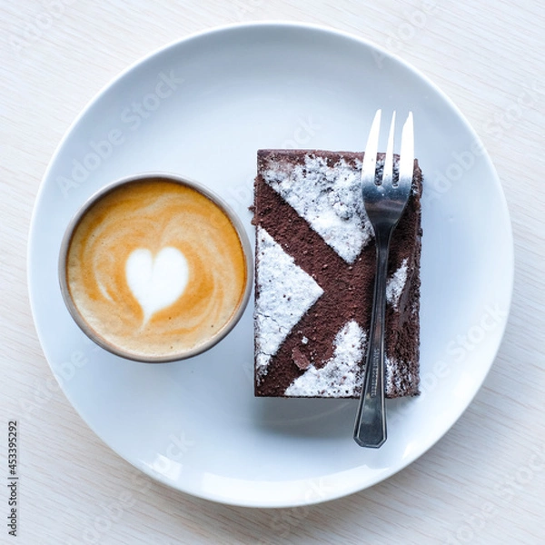 Obraz cake with coffee