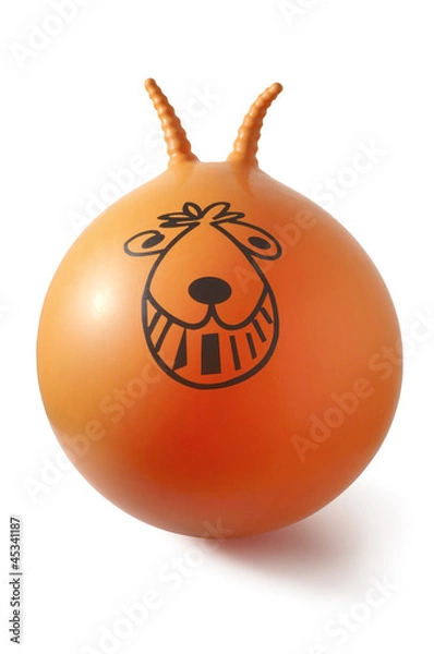 Fototapeta Space Hopper, pomarańczowy