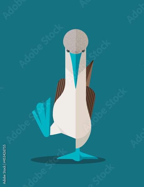Obraz Blue-footed booby