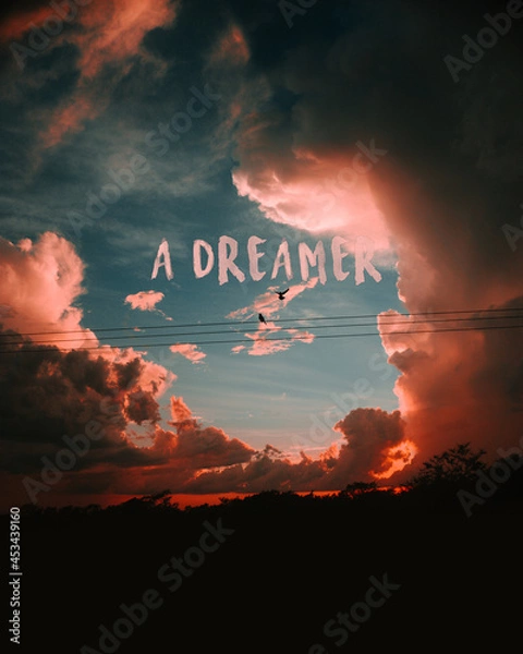 Obraz fire in the sky