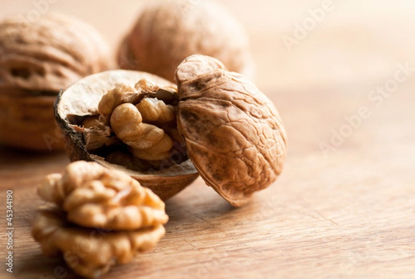 Fototapeta Cracked walnut