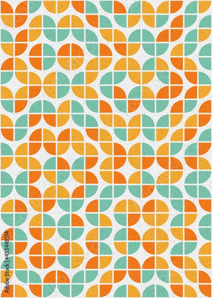 Fototapeta Abstract Geometric Pattern generative computational art illustration