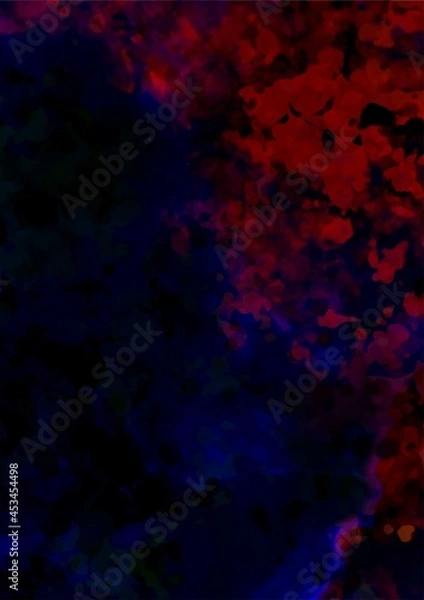 Obraz 幻想的な赤い血の水彩テクスチャ背景