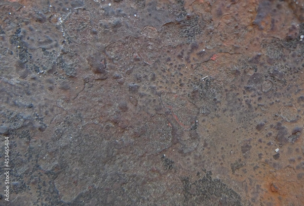 Fototapeta Old concrete and tar road surface for pattern texture background