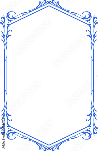 Fototapeta フレーム　レトロでファンタジックな飾り枠