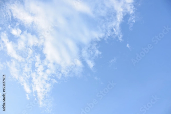 Obraz afternoon sky with white clouds