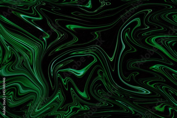 Obraz Psychedelic Colorful Abstract Modern Hand Painted Background Swirls Pattern Design