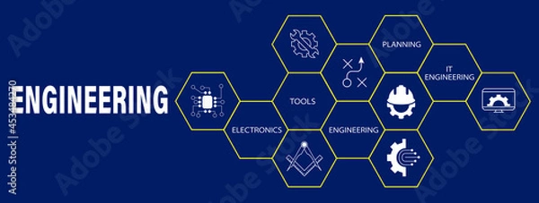 Fototapeta Engineering Icon Concept.Vector Illustration.