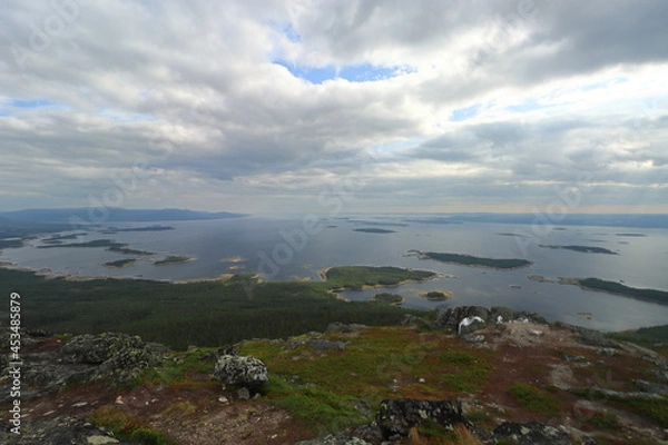 Obraz clouds over the sea