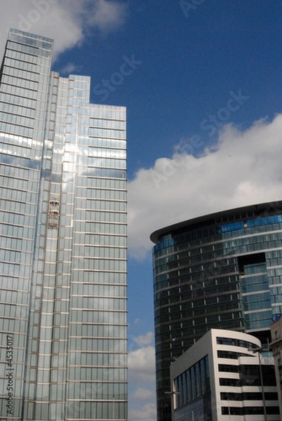 Fototapeta Modern architecture in Brussels