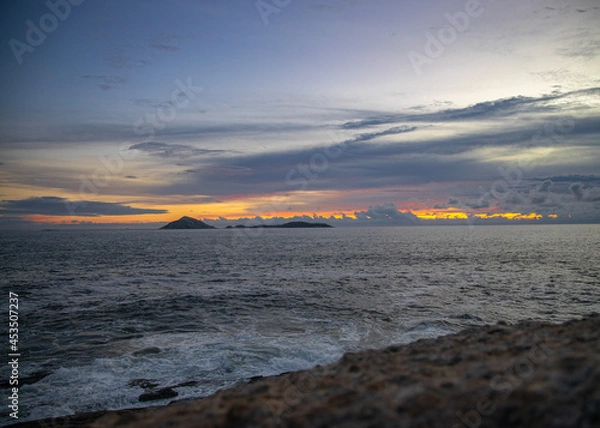 Obraz sunset over the sea