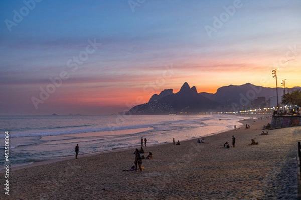 Obraz sunset at the beach