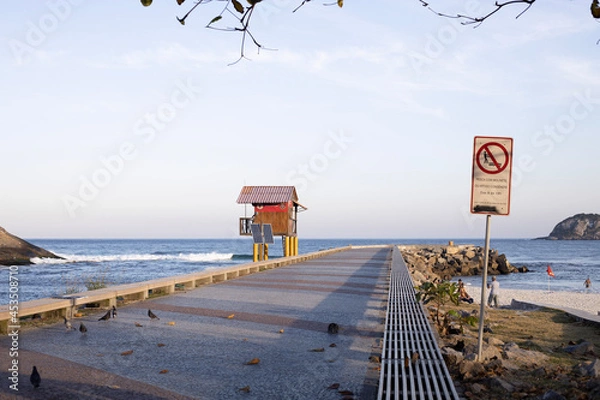 Obraz pier in the beach