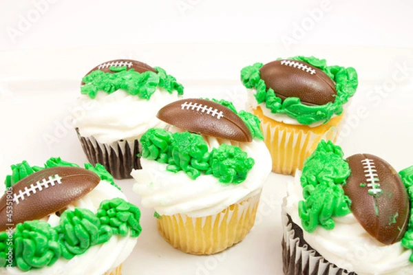 Obraz Football cupcakes