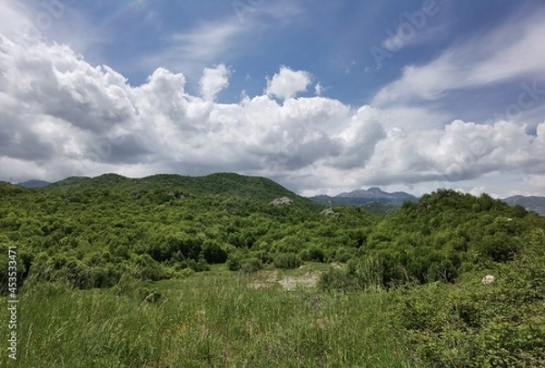 Obraz sunny summer day in montenegro