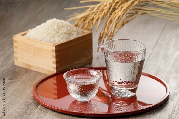 Obraz 日本酒　冷酒　米