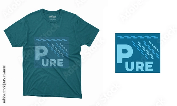 Obraz Typography t-shirt template layout