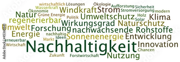 Obraz Nachhaltigkeit
