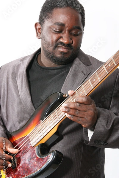 Obraz bass player