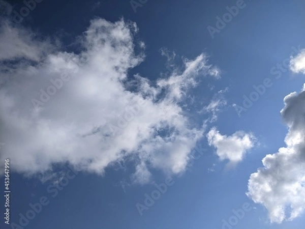 Fototapeta blue sky with clouds