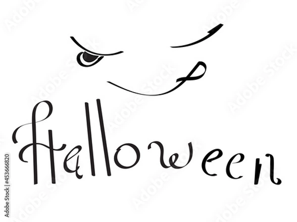 Obraz Halloween face