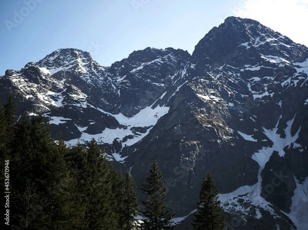 Obraz snow covered mountains