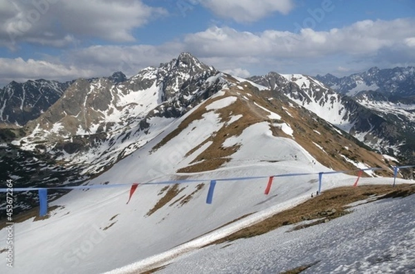 Obraz mountain top trail