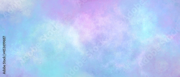 Fototapeta Abstract colorful gradient watercolor background. Digital art painting