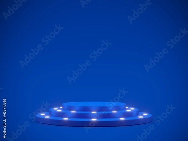 Fototapeta Abstract background for product branding. Mock up scene with empty space minimal style. 3d render