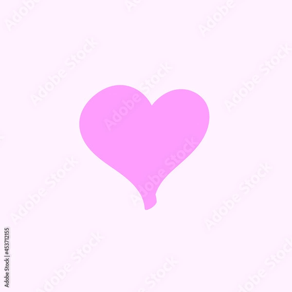 Fototapeta Illustrated heart icons Vector