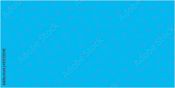 Fototapeta Hard lure icon pattern background for website or wrapping paper (Color icon with blue background version)