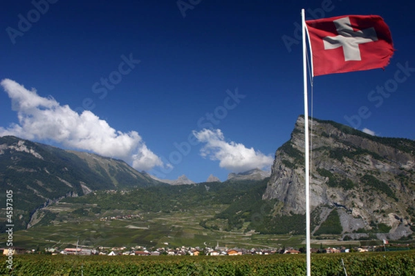 Obraz Village de Leytron