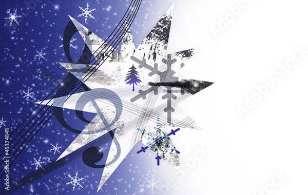 Fototapeta Boże Narodzenie abstrakcyjne pojęcie.