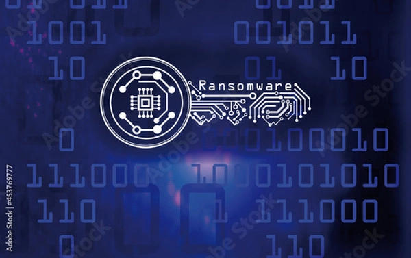 Fototapeta encrypt ransomware virus on a computer screen