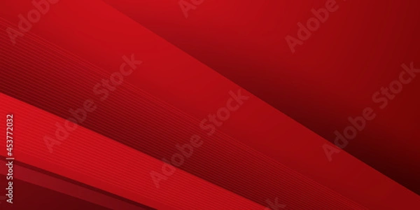 Fototapeta Red maroon abstract presentation banner background