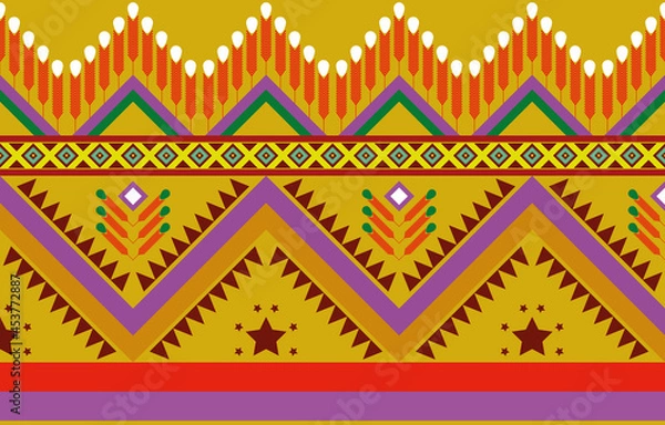 Fototapeta Modern geometric pattern arrangement JPG on seamless background, beautiful and unique pattern, suitable for printing on fabrics, textures, textiles, wallpaper, interior decoration, paper, patchwork.