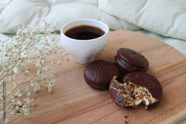 Fototapeta coffee and chocolate